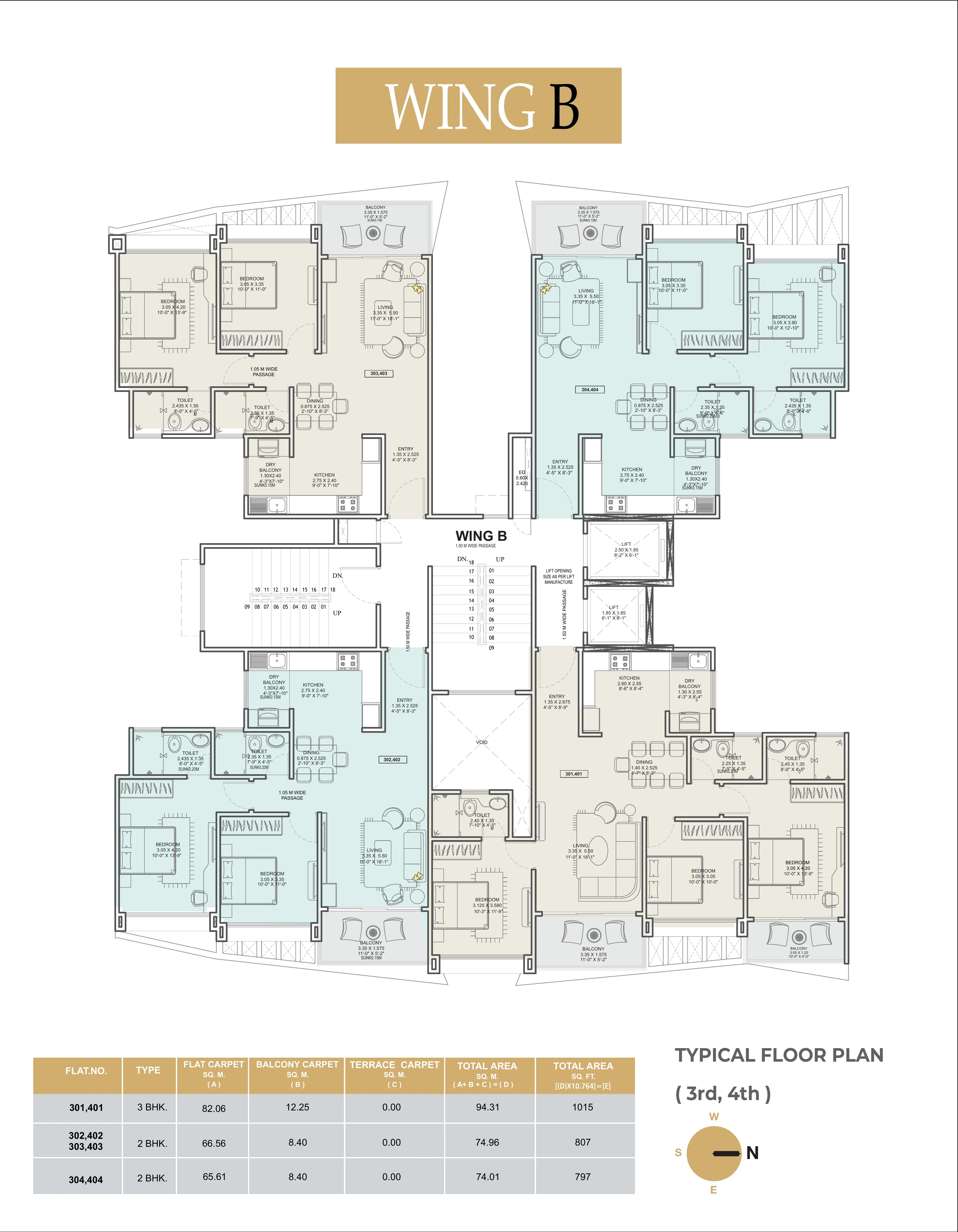 Kundan Espacio Floor plan 3